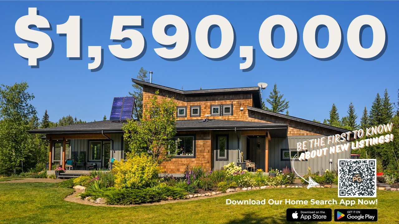 Sustainable Living on 80 Acres | Modern Eco-Friendly Home Tour in Prince George