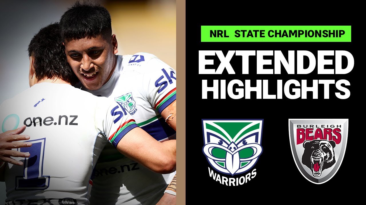 2025 NRL State Championship | New Zealand Warriors v Burleigh Bears | Extended Highlights
