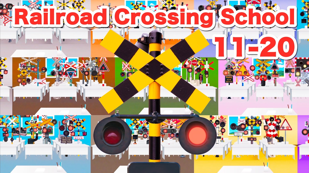 Railroad Crossing School Compilation: Episodes 11-20