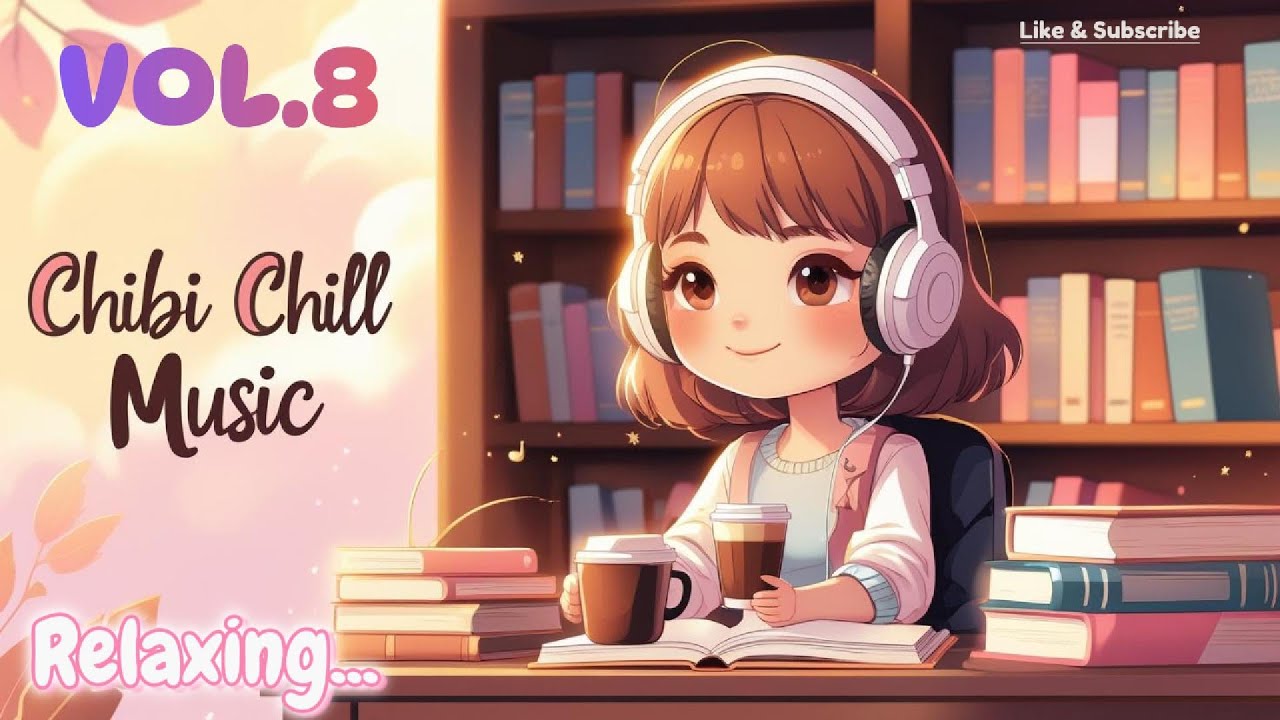 Chibi Chill Music Vol.8 🎀 Cute Female Vocal Chill Songs for Relax, Study & Sleep