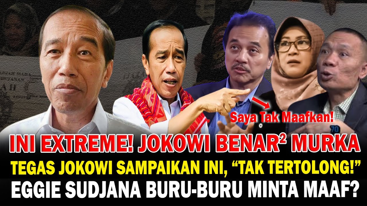 Jokowi Murka! Ini Sudah Terlalu Ekstrim! Maafkan Tapi Tidak Untuk Orang Ini!