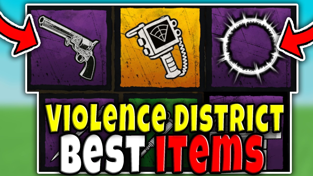 BEST ITEMS in VIOLENCE DISTRICT & how to GET ITEMS FULL GUIDE Roblox