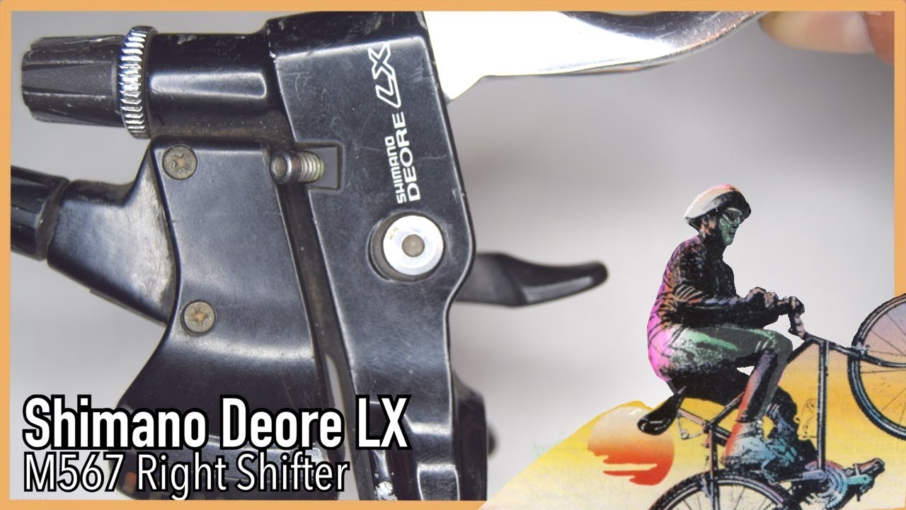 Shimano LX M567 8speed shifter: Partial rebuild clean service