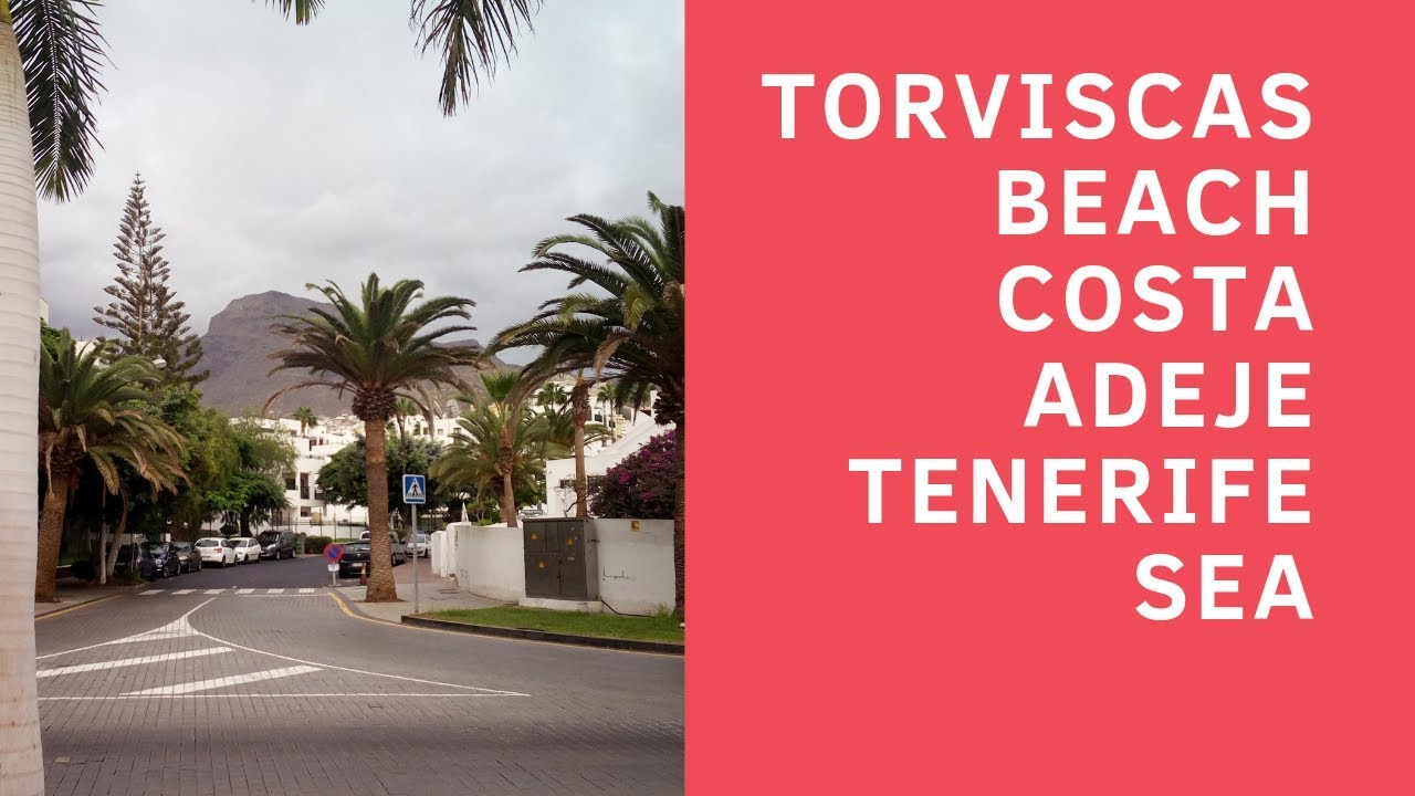 Torviscas beach, Costa Adeje, Tenerife sea, Canaries