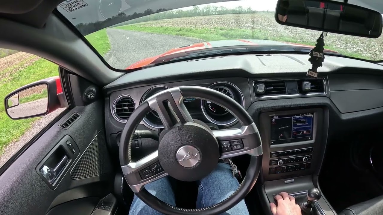 POV of a loud 2013 Mustang GT 5.0