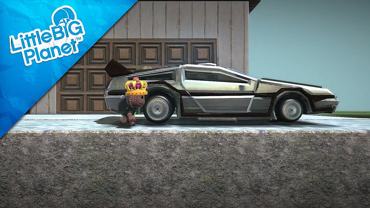 LittleBigPlanet - Back to the Future DeLorean and Hill Valley