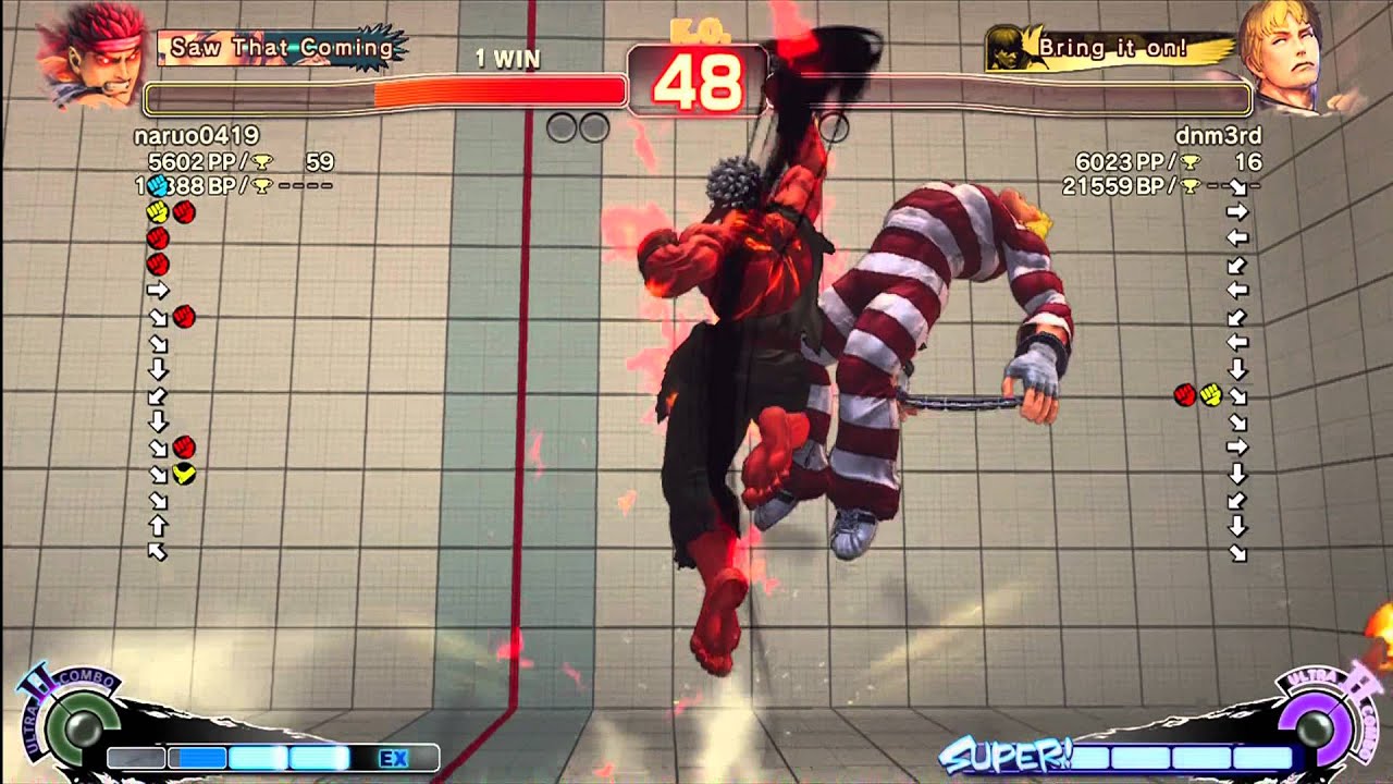 Naruo (Evil Ryu) vs Sasaki (Cody) - AE 2012 Match *1080p HD*