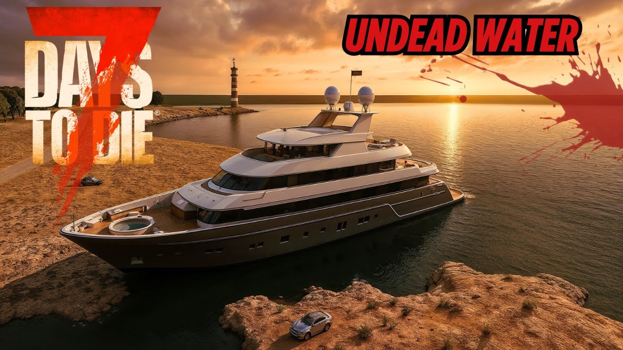 7D2D - YACHT VOLLER ZOMBIES... - 7 Days To Die - UNDEAD WATER