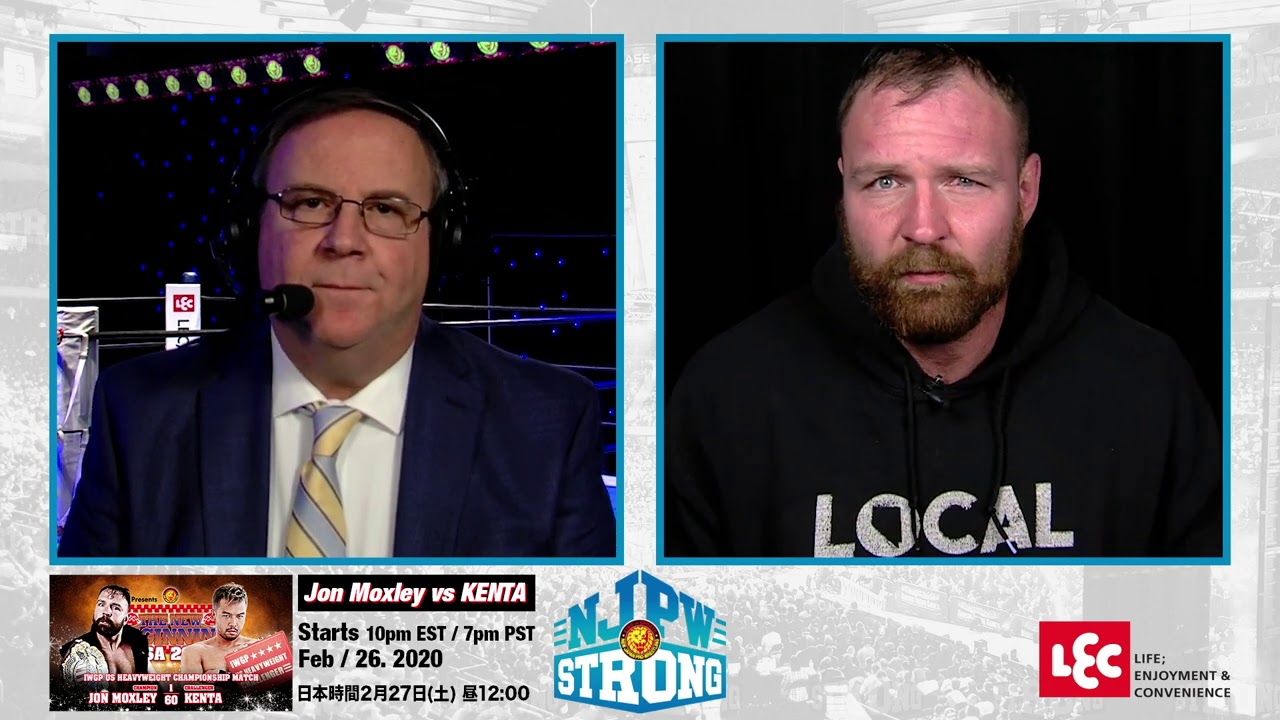 Jon Moxley has STRONG words for KENTA! |NJPW STRONG