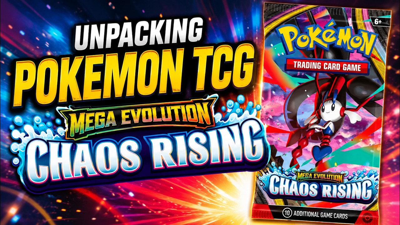 Pokemon TCG UNPACKING Mega Evolution Chaos Rising