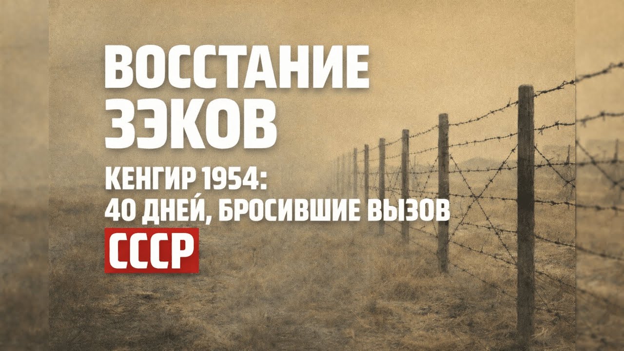 Кенгир 1954: восстание, которое подавили танками | 40 дней против СССР.