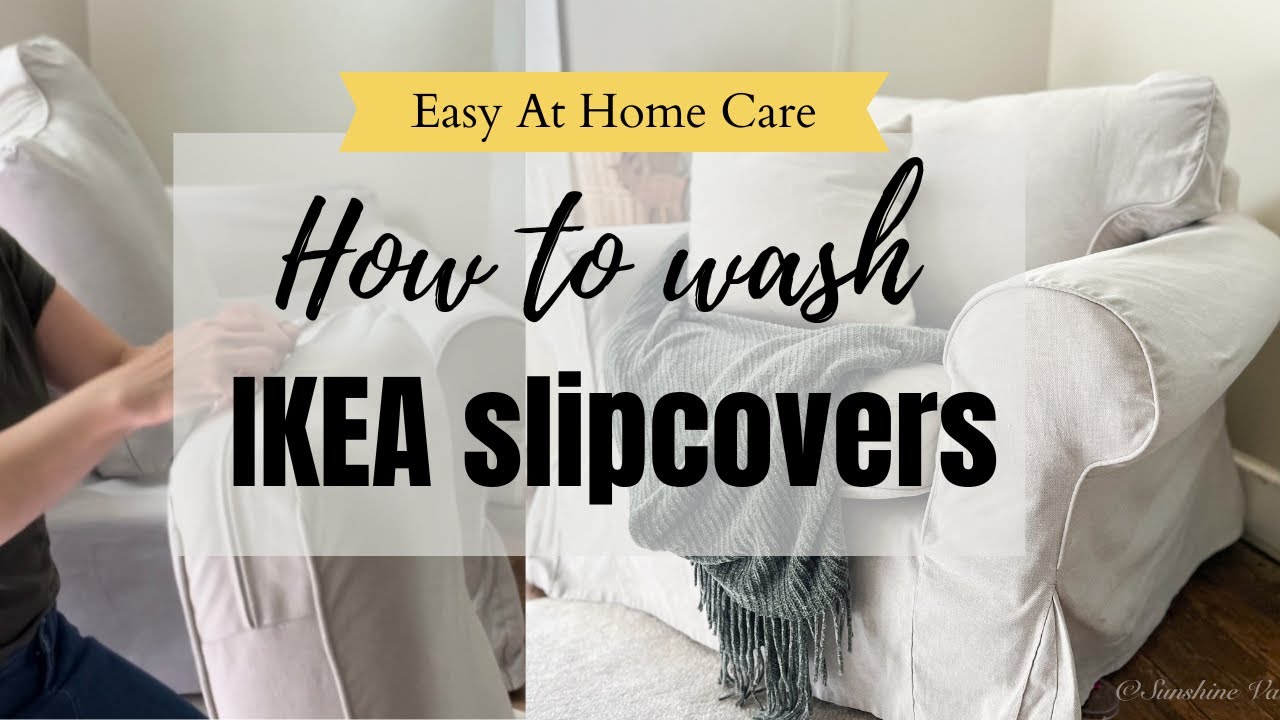 Как стирать чехлы для мебели IKEA Ektorp | Пошаговая инструкция