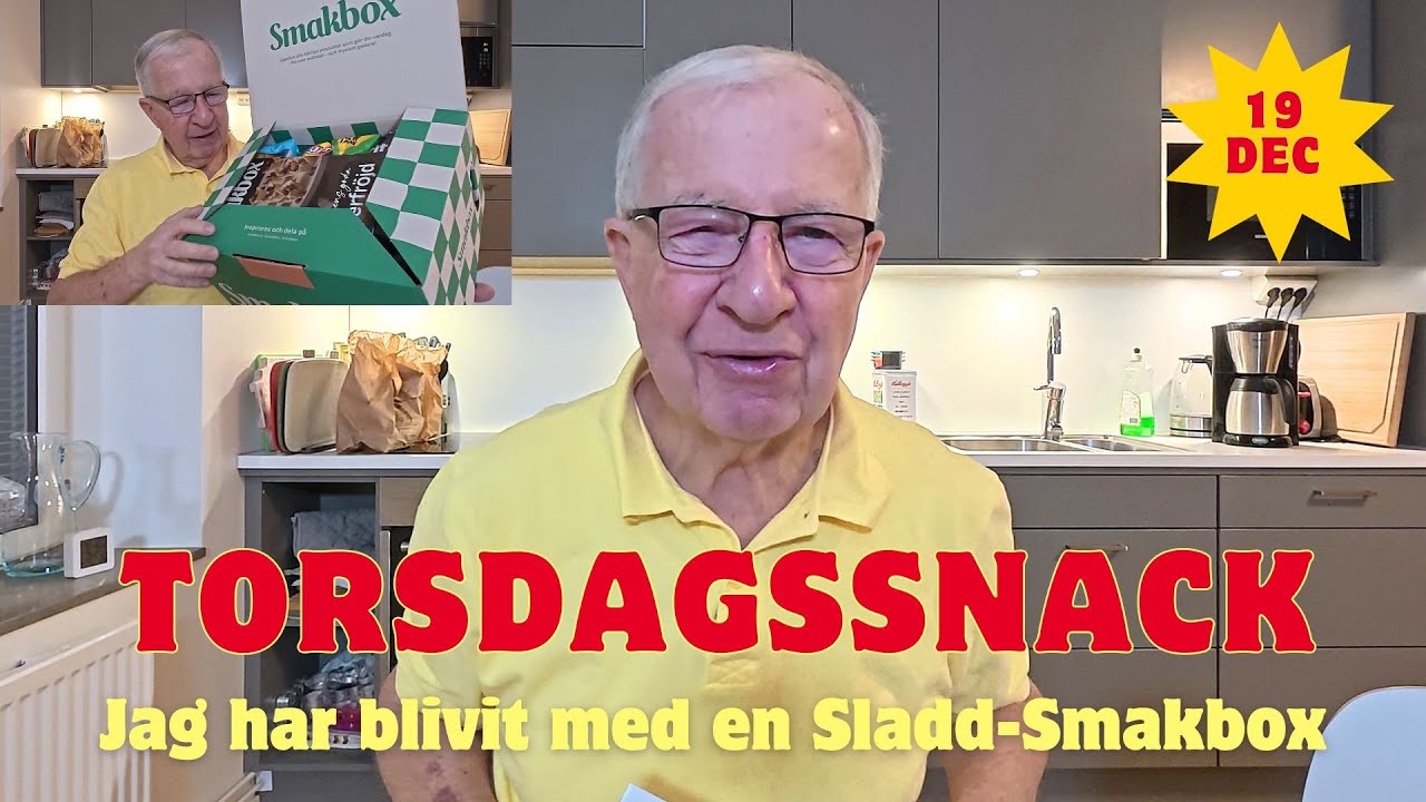 2024-12-19 TORSDAGSSNACK - Jag har blivit med en sladd-Smakbox