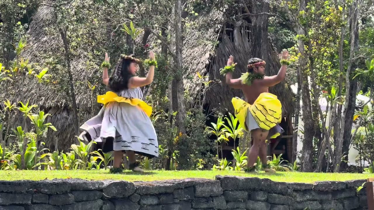 Playful Hula Art Imitates Nature #birds Hālau Ka Lehua Pua Kamaehu