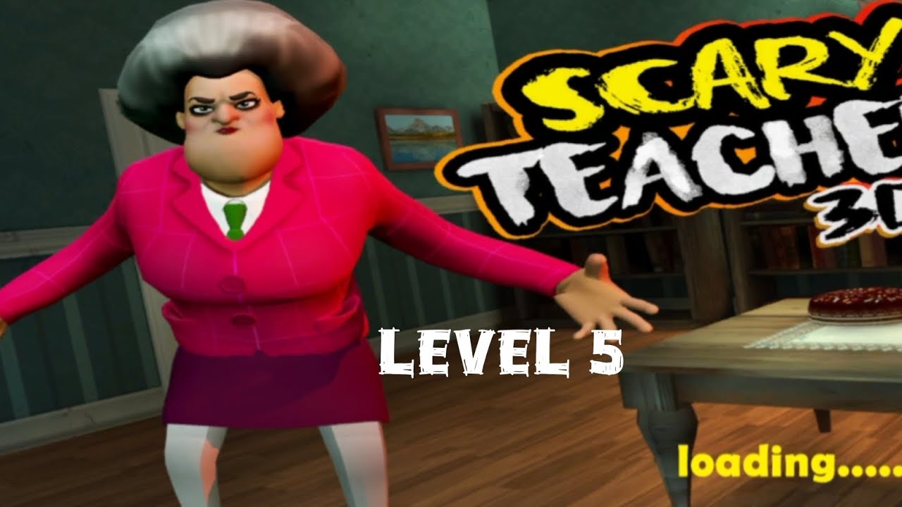 Scary teacher 3d Level 5😱HELP🔴#viral #popular #trending #video #scaryteacher3d #fypシ 