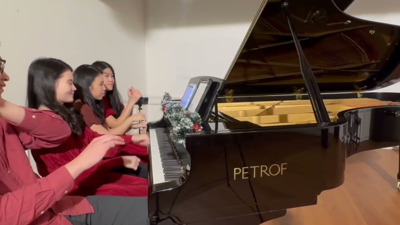 Sleigh Ride for Piano 8 hands arranged by A. Teeranai Jirasirikul