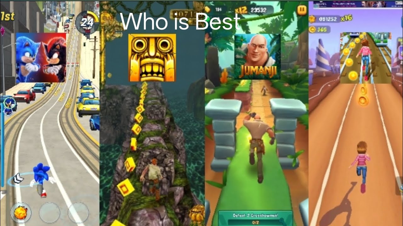 SonicForces 🆚 Temple Run 🆚 Jumanjii 🆚 Subway Price Who is Best 🤔