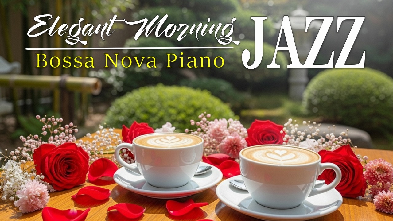 Elegant Morning Jazz ☀️ Soft Bossa Nova Coffee for Peaceful Work, Study and Positive Daily Energy