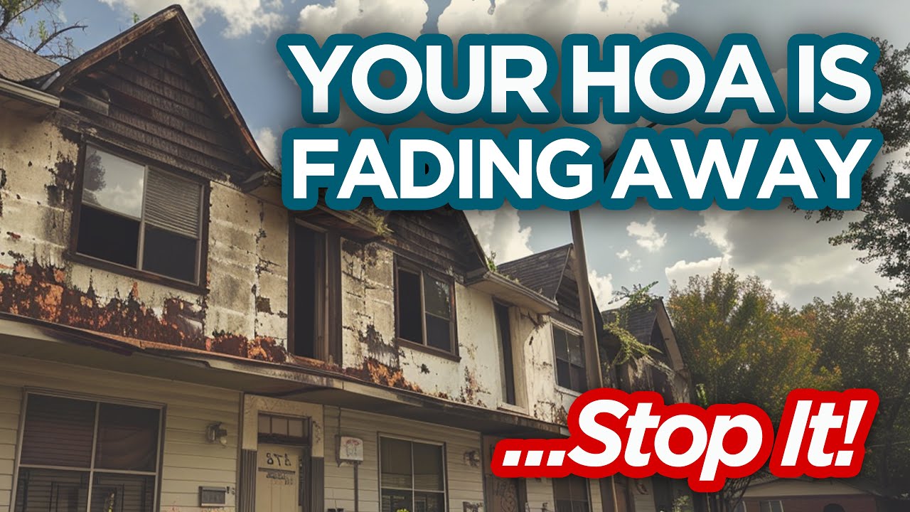 How To Age Your HOA BEAUTIFULLY (Don't let it fall apart!) | Reserve Studies 101 Pt 4