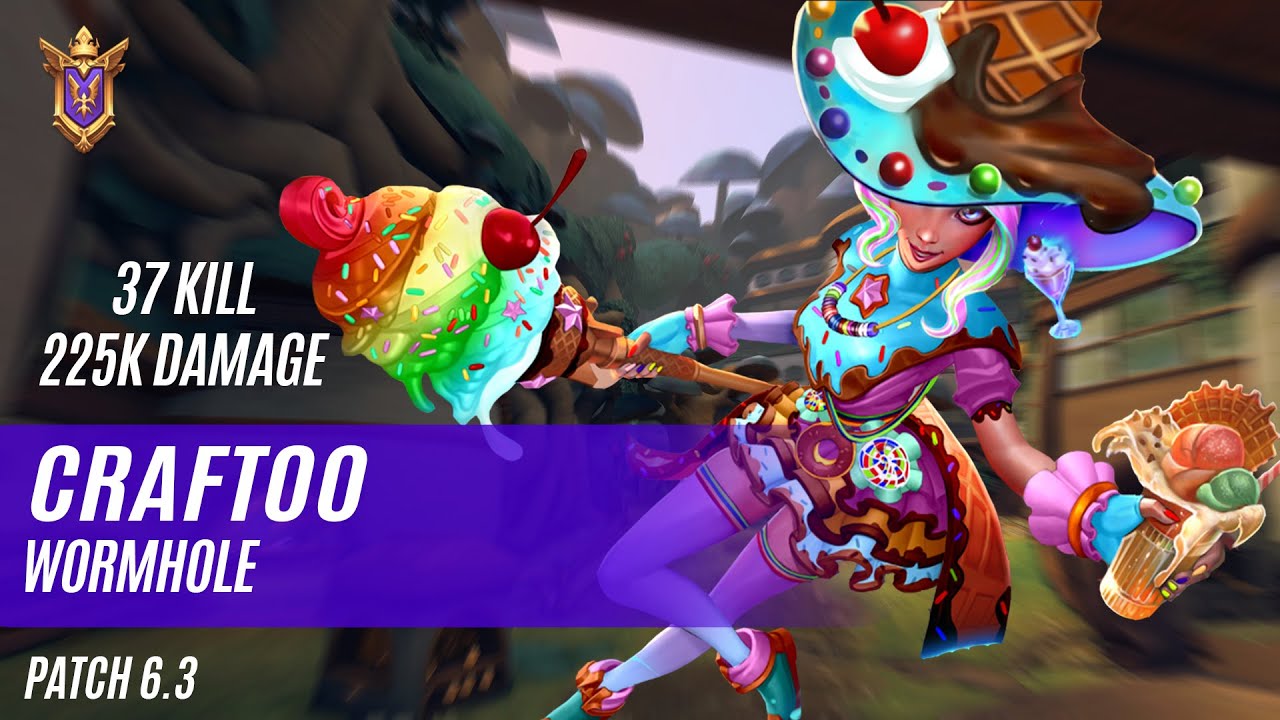 37 KILL 225K DAMAGE CRAFTOO EVIE PALADINS COMPETITIVE (PATCH 6 .3) WORMHOLE