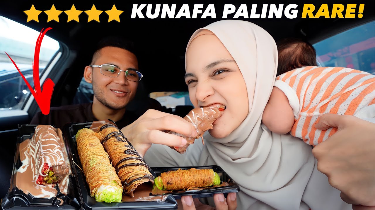 Kami beli Kunafa NUTELLA CHEESE NO 1 di Malaysia!