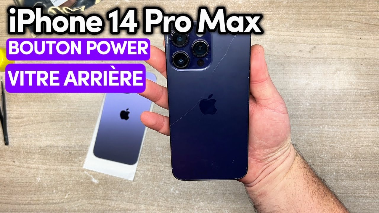 Je lui remplace la vitre arrière de son iPhone 14 Pro Max. et son bouton Power ne fonctionne plus?