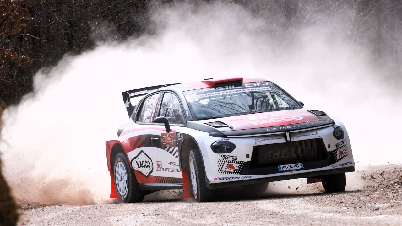 Lancia Ypsilon Rally2 HF Integrale gains valuable gravel experience at 2026 Rally Citt&agrave; di Foligno