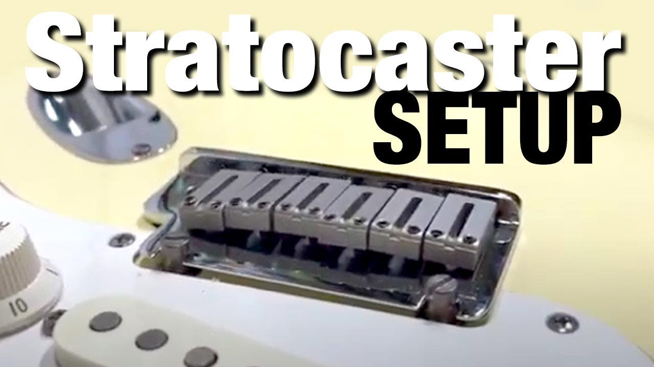 STRATOCASTER USA 1995 Setup completo