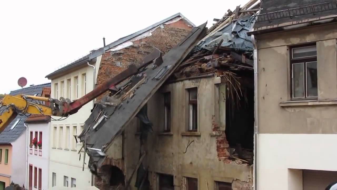Hausabriss in Meerane (2013)