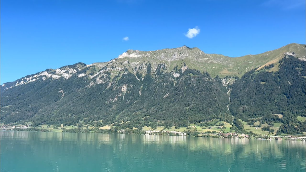 Mit dem BLS-Schiff von Interlaken Ost nach Brienz (01.09.2023)