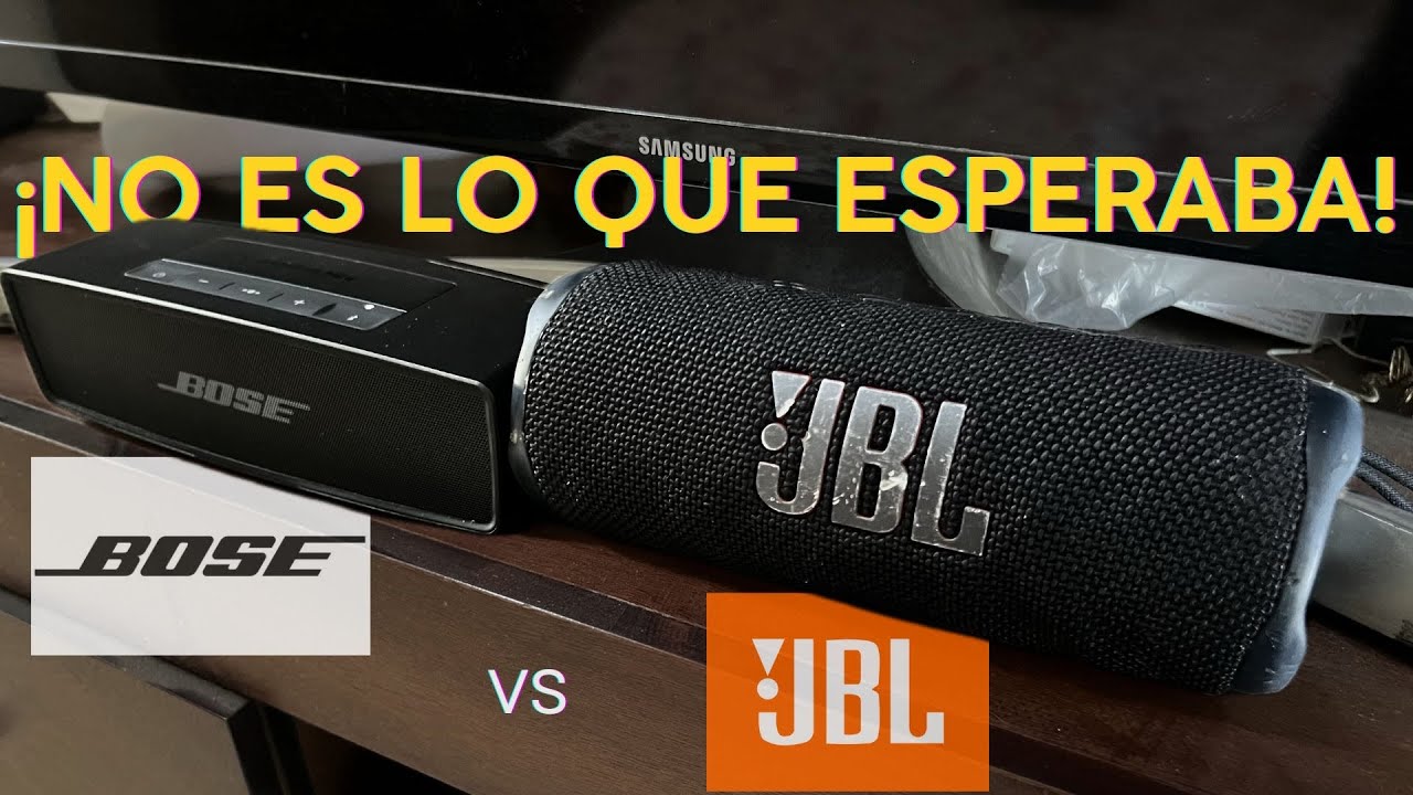 Bose SoundLink Mini II SE vs JBL Flip 6 | Comparativa de audio