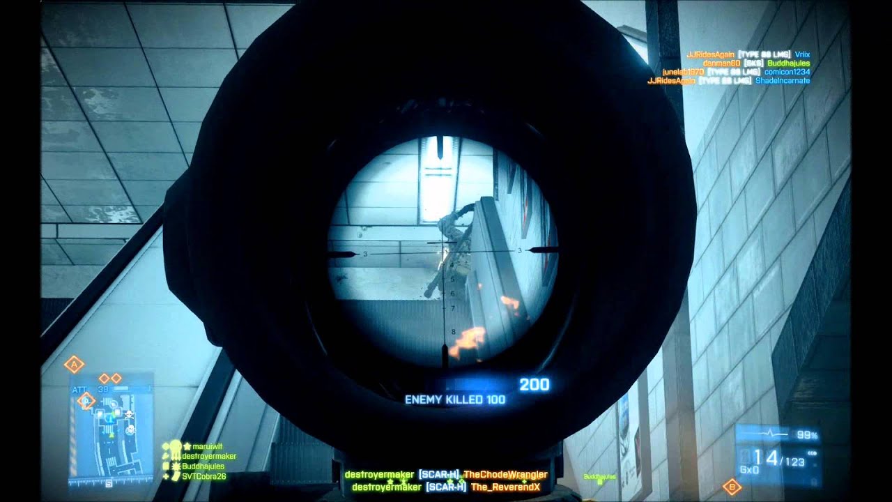 BF3 - Favourite engineer weapons post-patch montage
