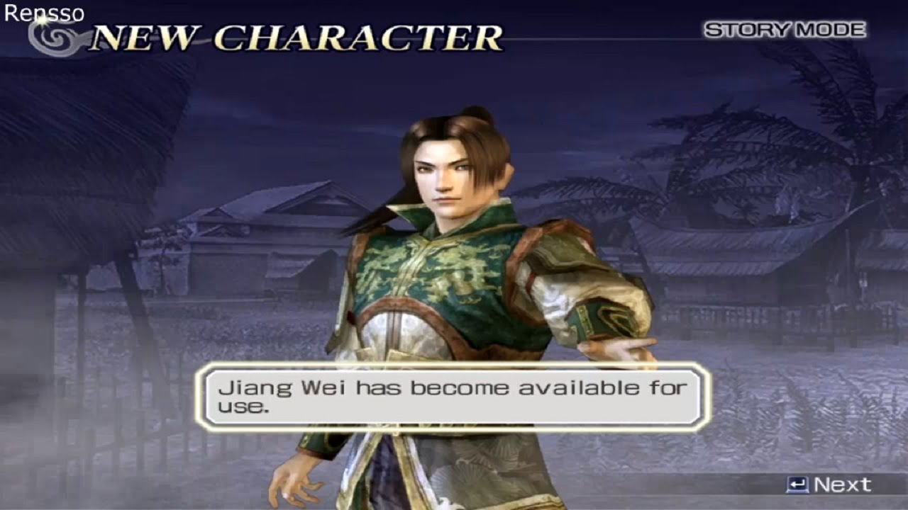 Warriors Orochi - Unlock Jiang Wei