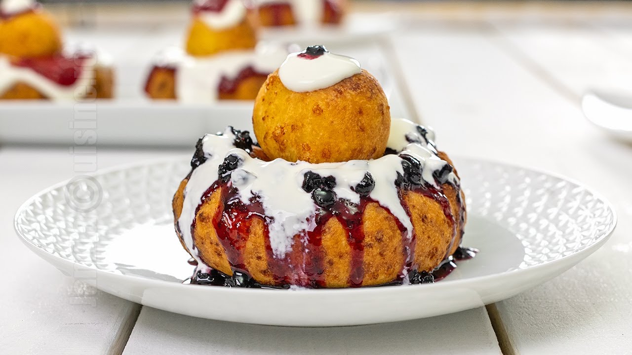 Papanasi prajiti cu branza dulce de vaci | JamilaCuisine