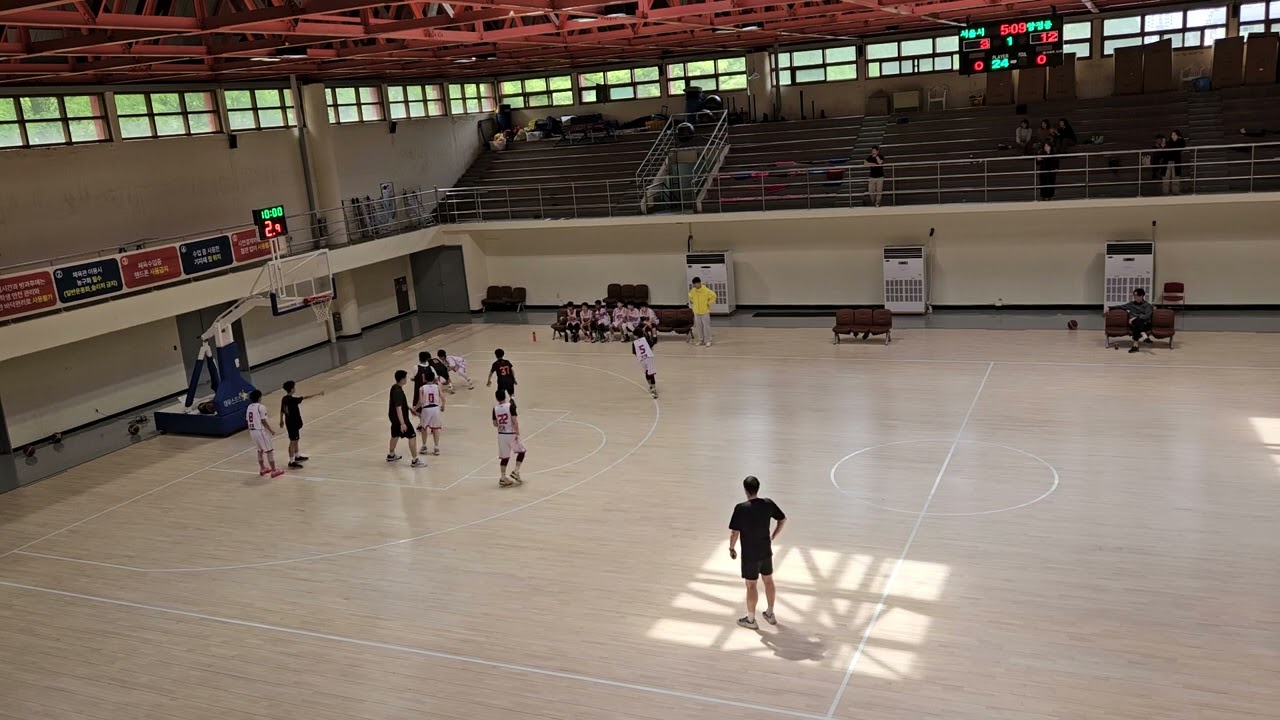 양정중 1학년 연습경기( SK KCC대표팀)