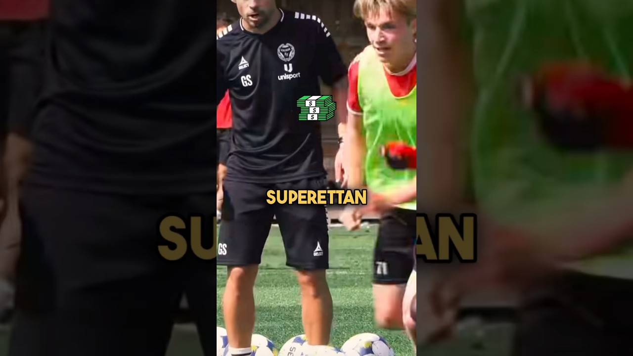 Hur mycket tj&auml;nar man i Superettan? 💰⚽️ #fotboll #superettan #shortvideo #shorts #l&ouml;n #sport