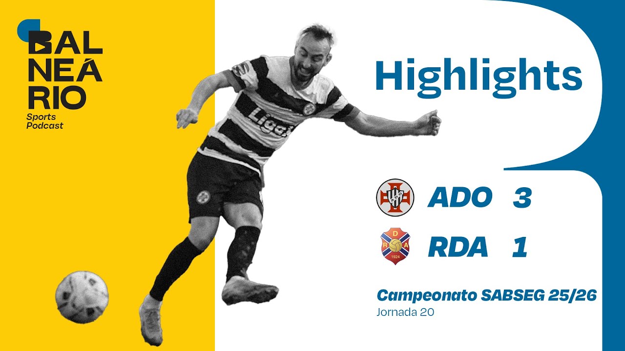 ⚽⚫⚪️🆚🔴🔵 HIGHLIGHTS: AD Ovarense vs RD Águeda - SABSEG - J20 - 31/1/2026