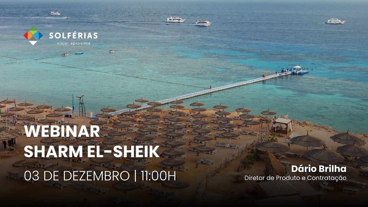 Webinar Sharm el-Sheikh - Egito | 09 de Dezembro de 2025
