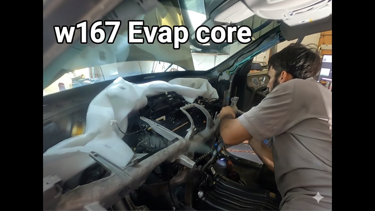 MB GLE350 Evaporator core removal (w167) GLE,GLS similar.