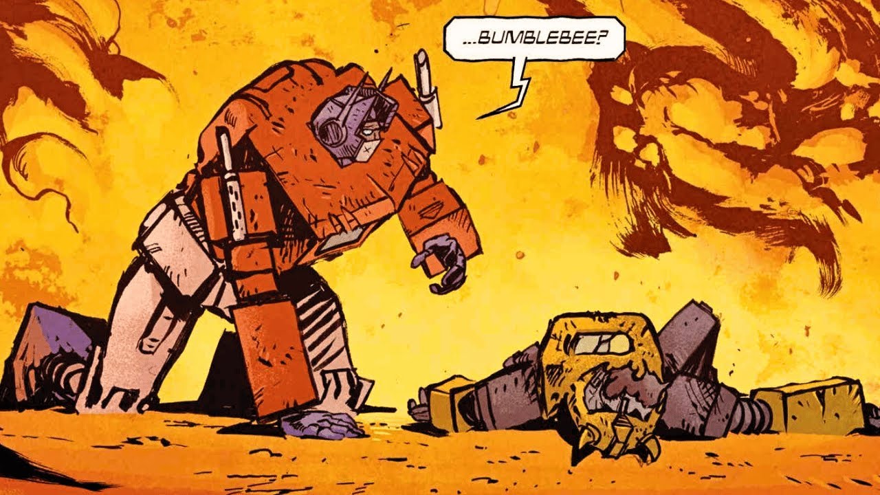 The Death of Bumblebee - Transformers #1 Skybound Energon Universe