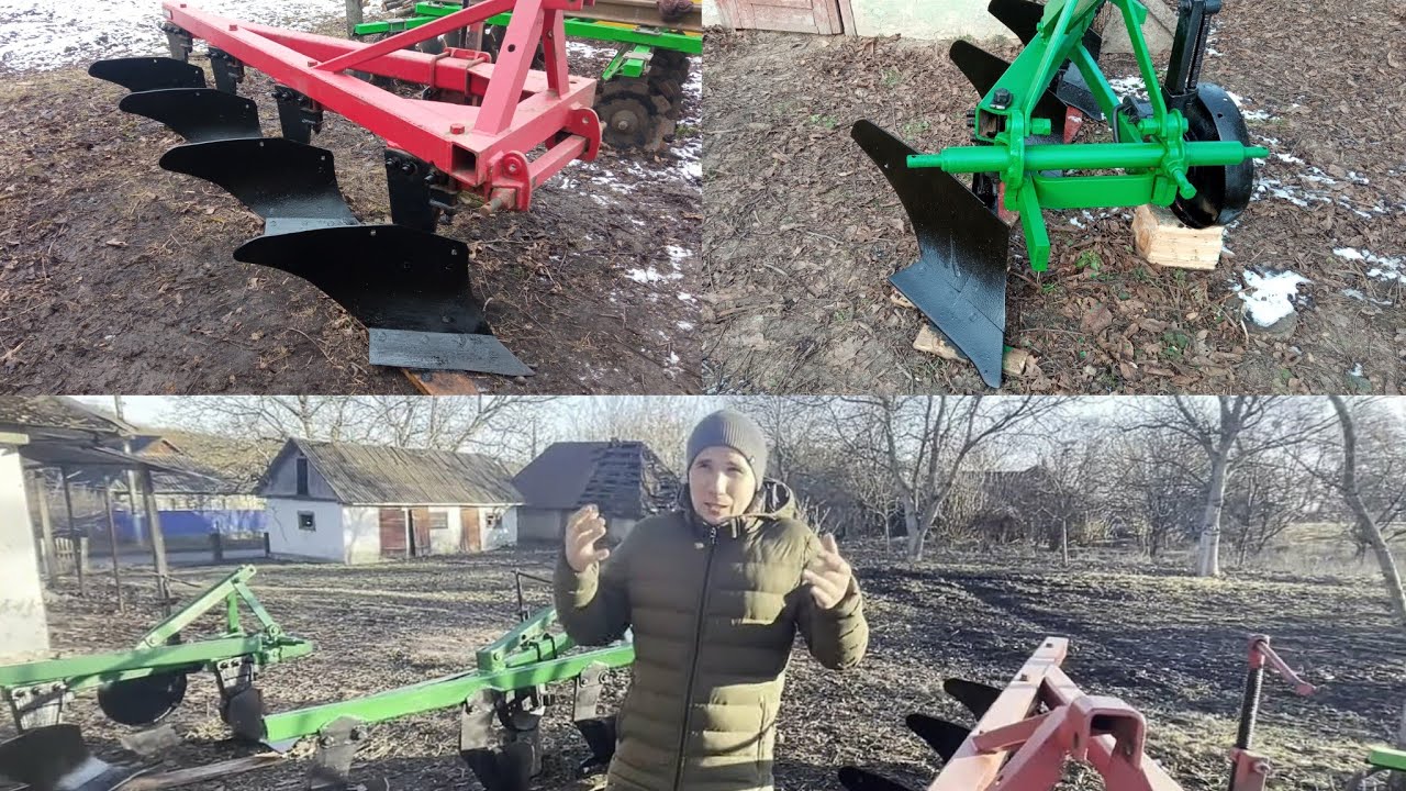 ⁉️Який плуг кращий для 244 китайського міні трактора❌ Допомога у виборі плуга ❌Чи потягне 2 35☝️4 25