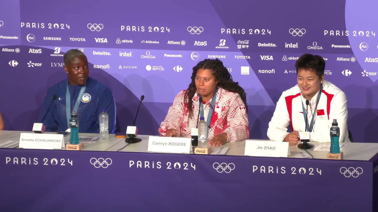 Camyrn Rogers Completes the Canadian Sweep In Hammer Throw At 2024 Paris Olympics