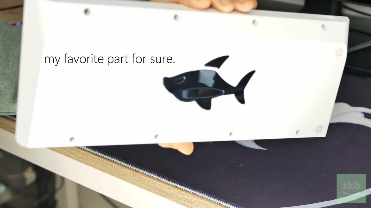 Sangeo60 - the shark keyboard with a top tier spacebar - Unboxing and Sound Test (JWK Snow Whites)