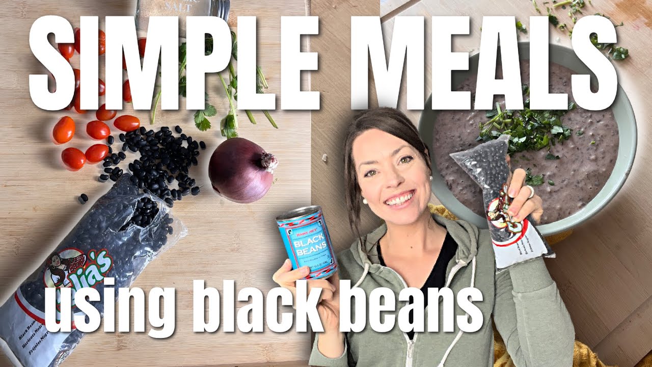 SIMPLE RECIPES USING BLACK BEANS | Healthy and CHEAP! How To Eat Healthy On A Low Grocery Budget