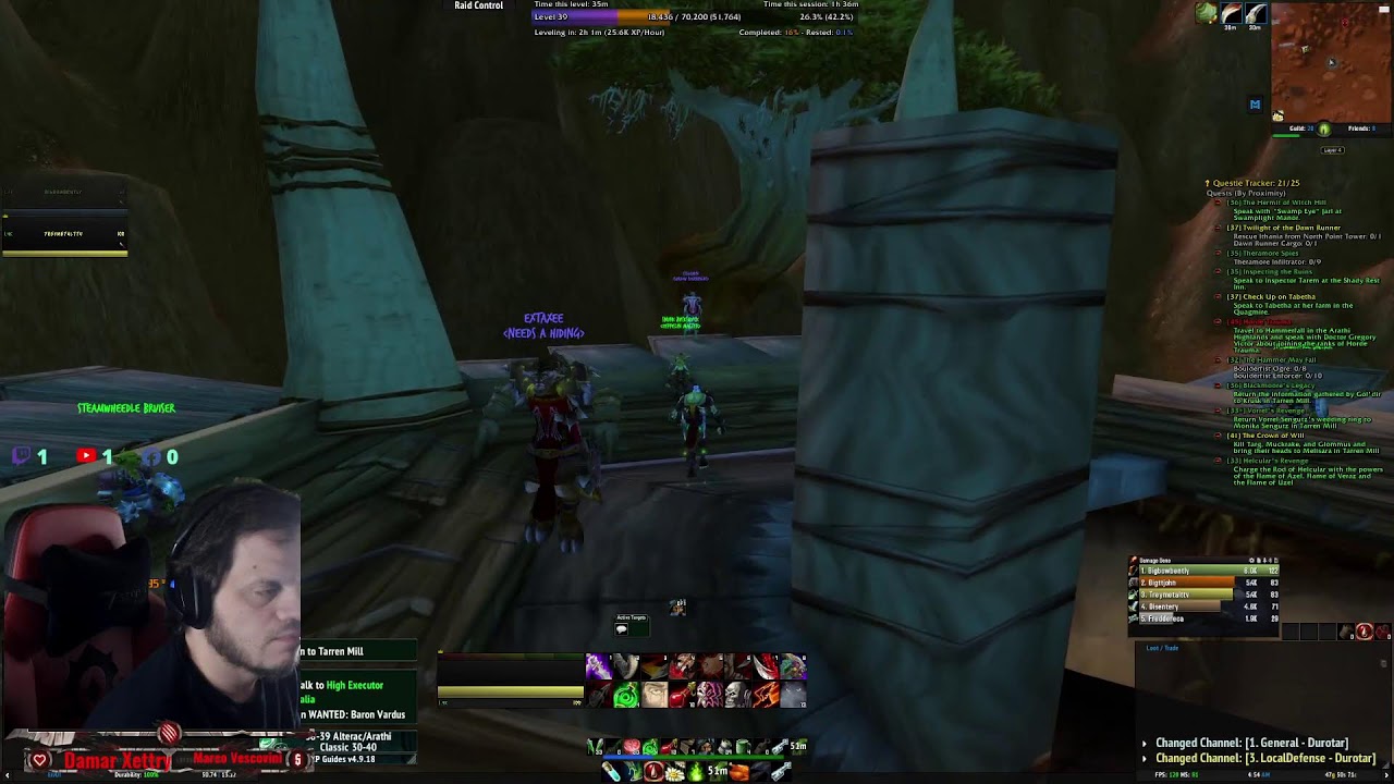 !Drops World OF Warcraft Classic TBC PRepatch Undead Rogue Snownite leveling :D
