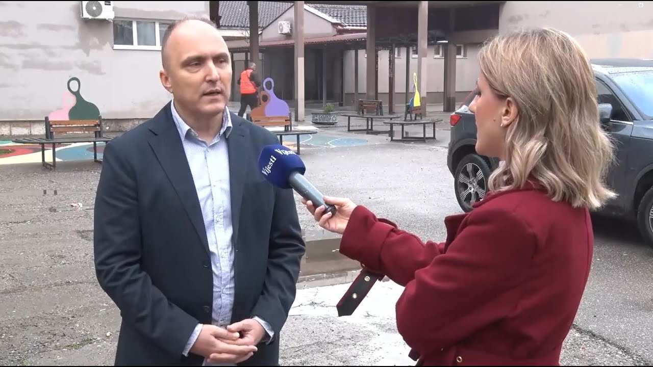 Prilog Boje jutra – TV Vijesti – infrastrukturni radovi u školi.