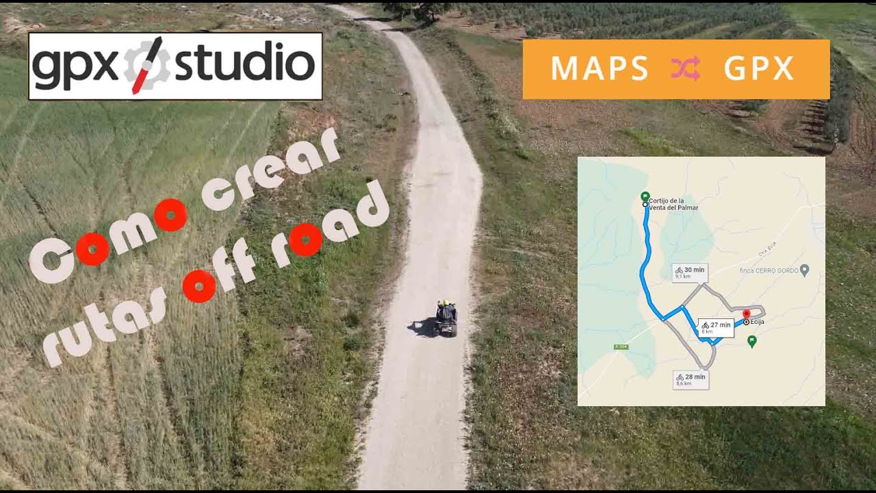 Como preparar rutas off road para que te guie tu teléfono.