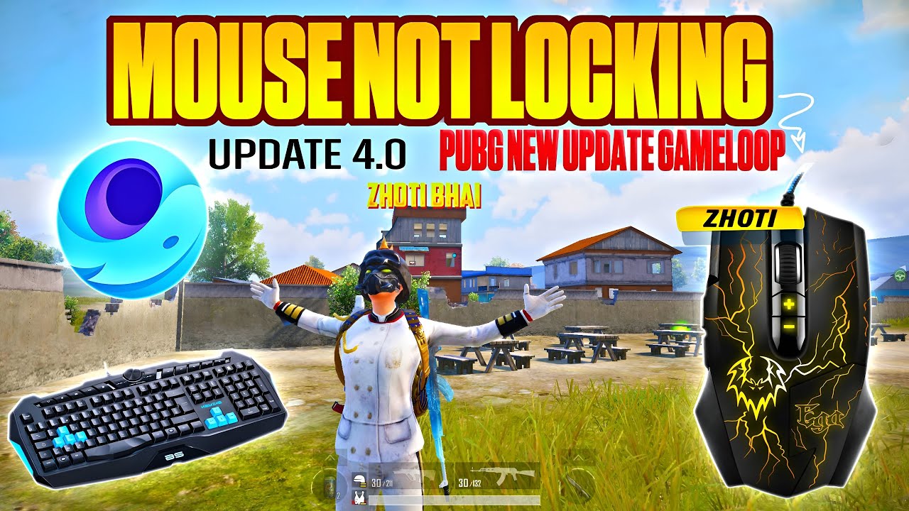 PUBG Mobile Mouse Lock Problem Fix in Gameloop 4.0 | 100% Working Solution (2025)