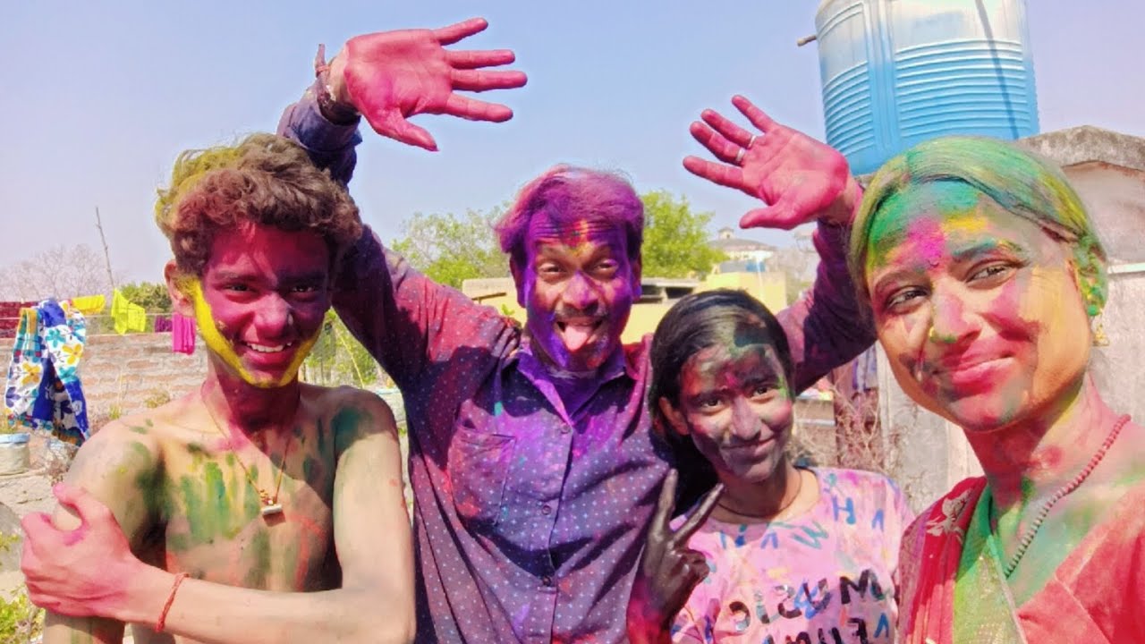 Happy Holi ❤️ #youtub #viral #vlog 