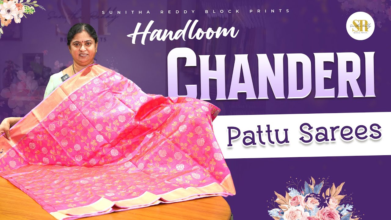 Latest Handloom Chanderi Pattu Sarees | Traditional Elegant Weaves | Jejis Vlogs